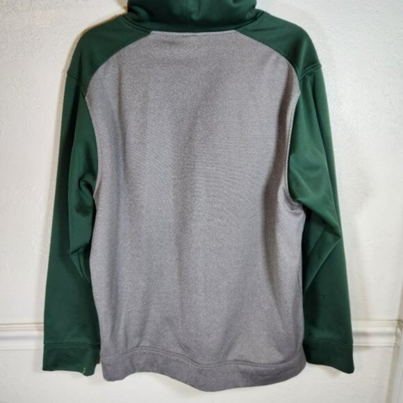 Green Bay Packers Sweatshirt Large NFL Apparel Green Gray - Picture 9 of 12